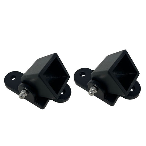 Nuvo Iron DSRSB-B Side-to-Side Swivel Bracket, Steel, For: Installing Angled Railing Sections to Our Posts, Pack of 2