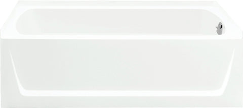 Sterling Ensemble 71171120-0 Bathtub, 44 gal Capacity, 60 in L, 30 in W, 18 in H, Alcove Installation, Solid Vikrell