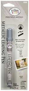 Testors 215191 Leafing Pen, Chisel Tip, Silver