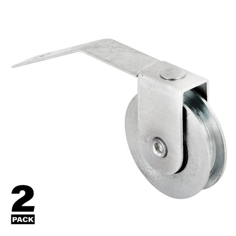 Prime-Line B 576 Roller Assembly, 2-1/4 in L x 5/16 in W Dimensions, 1 in Dia Roller, 1/4 in W Roller, Steel, Gray