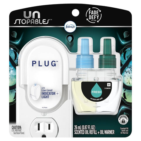 febreze Plug 91148 Unstop Plug Kit, Unstopables Fresh