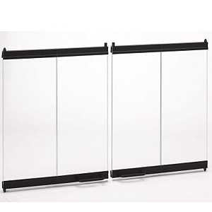 Comfort Flame BDB36 Series Bi-Fold Door, 36 in D, Aluminum/Glass