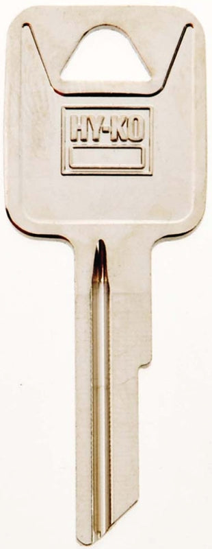 Hy-Ko 11010RA4 Automotive Key Blank, Brass, Nickel, For: AMC Vehicle Locks, Pack of 10
