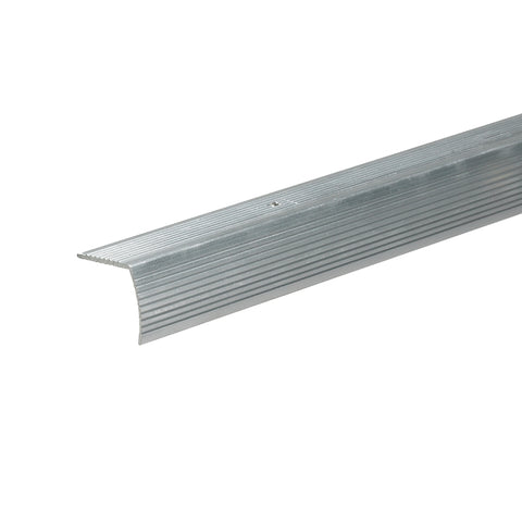 Frost King H4128FS6 Stair Edging, 72 in L, 1-1/8 in W, Aluminum, Satin