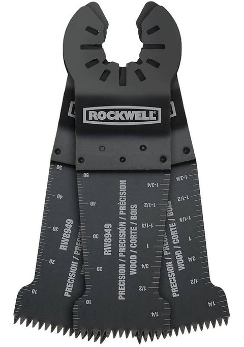 ROCKWELL RW8967.3 Plunge Cut Oscillating Tool Blade, 1-3/8 in, Bi-Metal