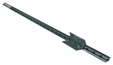 CMC TP133PGN070 T-Post, 7 ft H, Steel, Green/White, Pack of 5