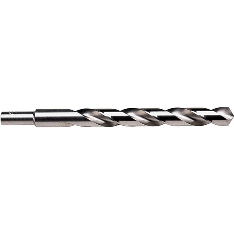 Irwin 73828 Jobber Drill Bit, 7/16 in Dia, 5-1/2 in OAL, Spiral Flute, 2-Flute, 7/16 in Dia Shank, Reduced Shank