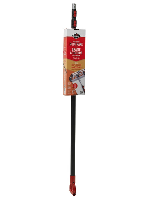 Garant GAGRR19T Snow Roof Rake with Carpet, Aluminum Blade, 45 L