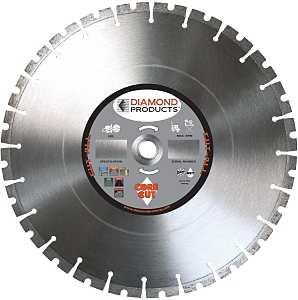 Diamond Products 84968 Circular Saw Blade, 14 in Dia, Universal Arbor, Diamond Cutting Edge