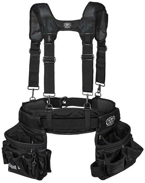 Dead On HDP411014 Electrician's Suspension Rig, 52 in Waist, Poly Fabric, 14-Pocket