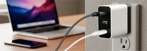 Powerzone ORUC415 Adapter, USB A, USB C Plug