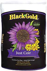 sun gro 1491302 Natural and Organic Just Coir, Solid, Earthy, 50 lb Bag