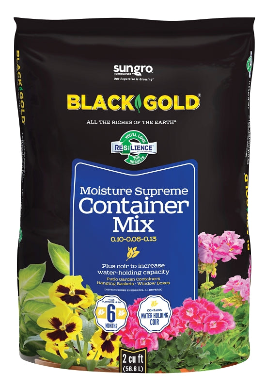 sun gro BLACK GOLD Container Potting Mix, 2 cu-ft Coverage Area, 40 Bag - Thumbnail 5