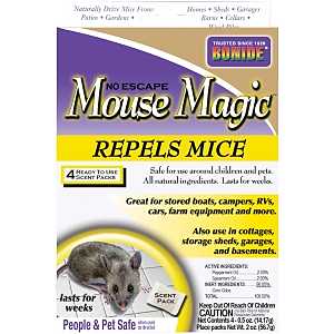 Bonide Mouse Magic 865 Mouse Repellent, Gray