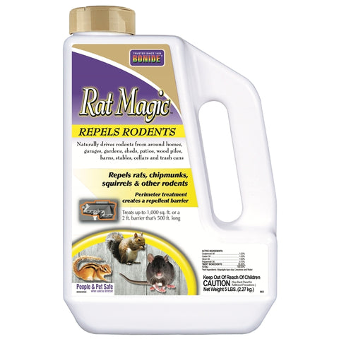 Bonide 863 Rodent Repellent, Granular, Repels: Rats, Rodents