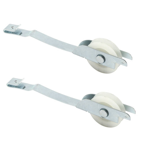 Prime-Line B 649 Roller Assembly, 1 in Dia Roller, 1/4 in W Roller, Plastic/Steel, Gray, 2-Roller
