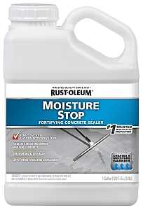 RUST-OLEUM 301239 Moisture Stop Fortifying Sealer, Clear/Low Luster, 1 gal, Pack of 4