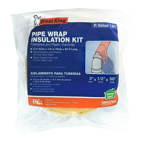 Frost King V93H Insulation Kit, 42 in W, 0.75 mil Thick, 64 in L, Plastic, Clear
