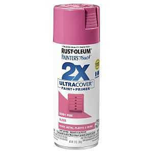 Rust-Oleum Painter's Touch 2X Ultra Cover 334025 Spray Paint, Gloss, Berry Pink, 12 oz, Aerosol Can