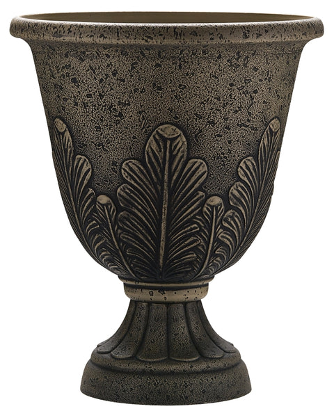 Southern Patio CMX-091561 Porter Planter, 16 in H, Urn, Bronze