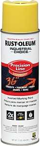 Rust-Oleum 203025 Inverted Marking Spray Paint, Semi-Gloss, Yellow, 17 oz, Can