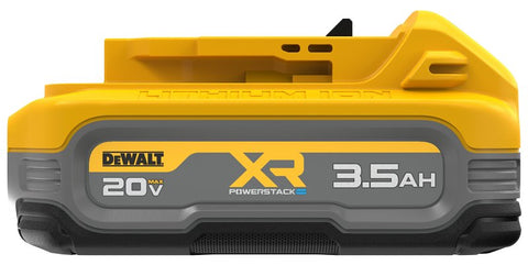 DEWALT XR POWERSTACK DCBP320 Battery, 20 V Battery, 3.5 Ah