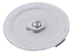 Gardner Bender KO705 Knockout Seal, 3/8 in, Silver, Galvanized