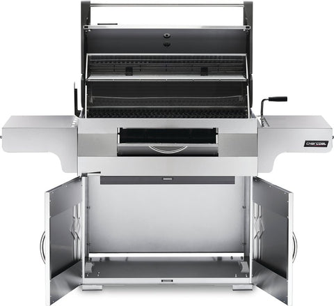 Napoleon Professional 605 PRO605CSS Charcoal Kettle Grill, 850 sq-in Primary Cooking Surface, Stainless Steel