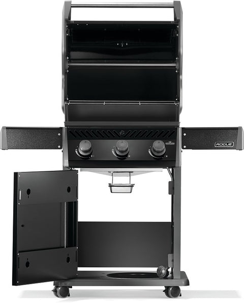 Napoleon Rogue 425 Series R425NK-2-SS Gas Grill, 42,000 Btu/hr BTU, Natural Gas, 3-Burner, Smoker Included: Yes