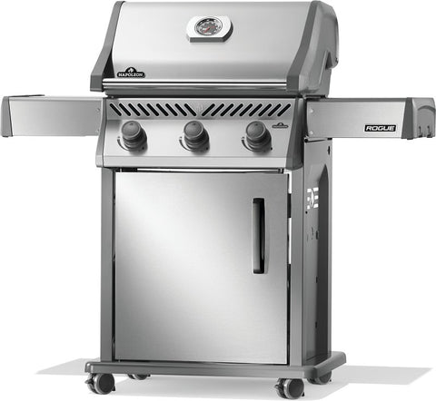 Napoleon Rogue 425 Series R425NSS-2 Gas Grill, 42,000 Btu/hr BTU, Natural Gas, 3-Burner, Smoker Included: Yes
