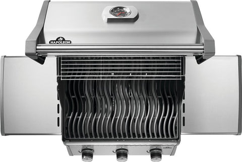 Napoleon Rogue 425 Series R425NSS-2 Gas Grill, 42,000 Btu/hr BTU, Natural Gas, 3-Burner, Smoker Included: Yes