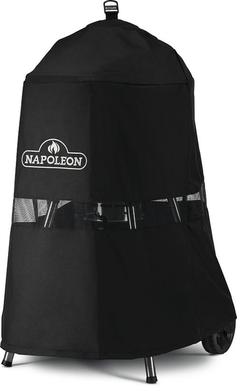 Napoleon 61914 Grill Cover, 42-29/32 in W, 46 in D, 25-19/32 in H, Polyester, Black