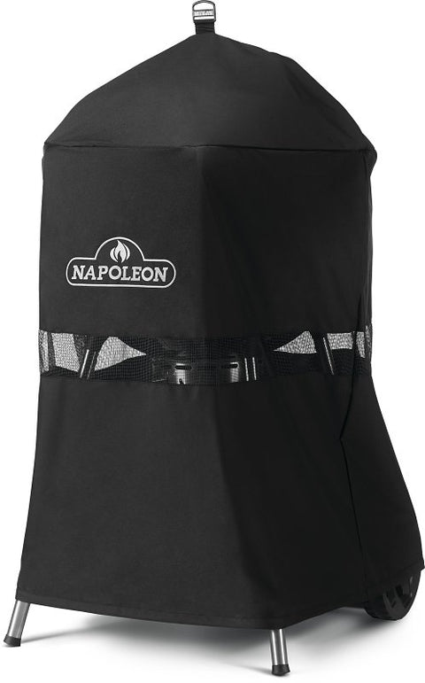 Napoleon 61915 Grill Cover, 46.65 in W, 43.7 in D, Polyester, Black