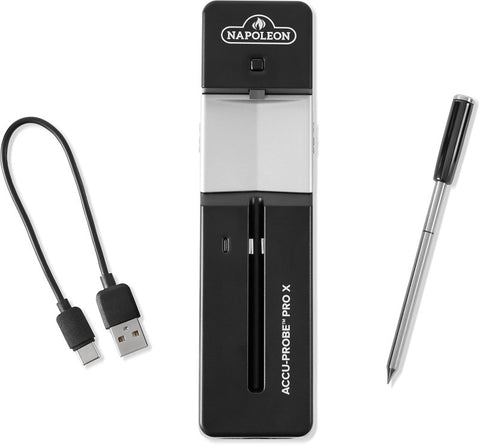 Napoleon ACCU-PROBE PRO-X 70130 Wireless Smart Thermometer, 900 ft Control, Temperature Sensor
