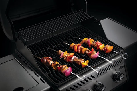 Napoleon 70015 8-Piece Multi-Functional Skewer, Stainless Steel Head, Curved Handle
