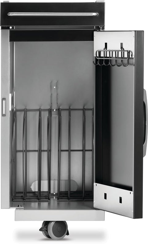 Napoleon Rogue Pro Series 68009 Under Grill Storage Cart, 20 in OAL, 14 in OAW, 31 in OAH, Black, Gloss, Locking Caster