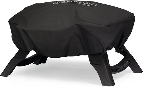 Napoleon TravelQ Series 61286 Grill Cover, 31 in W, 21 in D, 15 in H, Vinyl, Gray