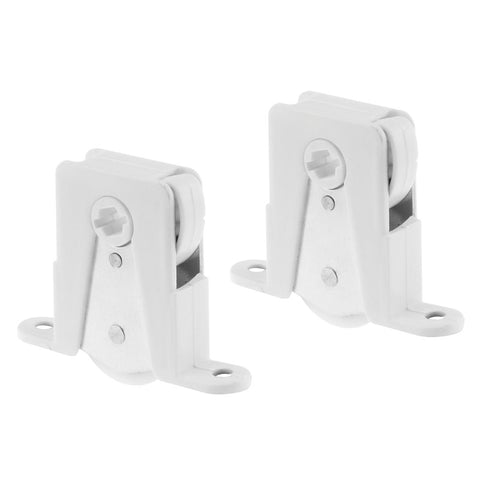 Prime-Line B 684 Roller Assembly, 1 in Dia Roller, 1/4 in W Roller, Aluminum, White, 2-Roller
