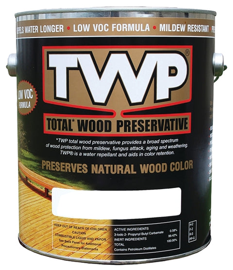 TWP TWP-1501-1 Wood Preservative, 150 to 450 sq-ft/gal Coverage Area, Cedartone, Liquid, 1 gal Can, Pack of 4
