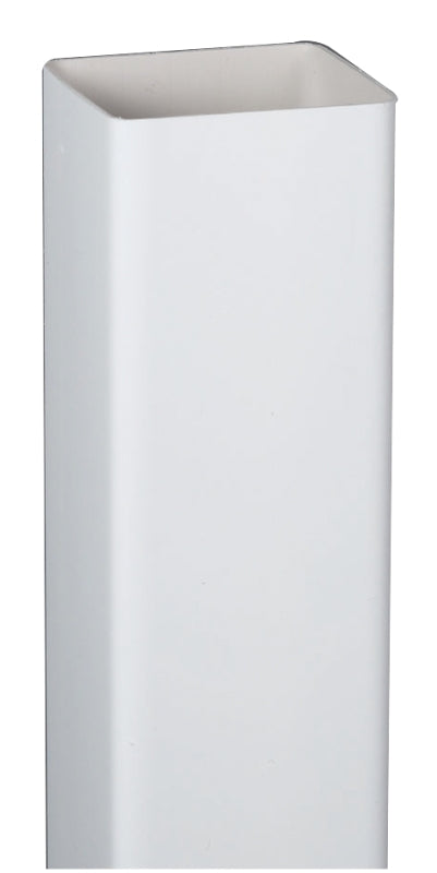 DOWNSPOUT CONTEMP SQ WHITE 2IN