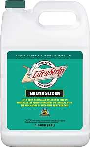 Back to Nature 675G1 Paint Removal Neutralizer, Liquid, Medium, Colorless, 1 gal, Can, Pack of 4