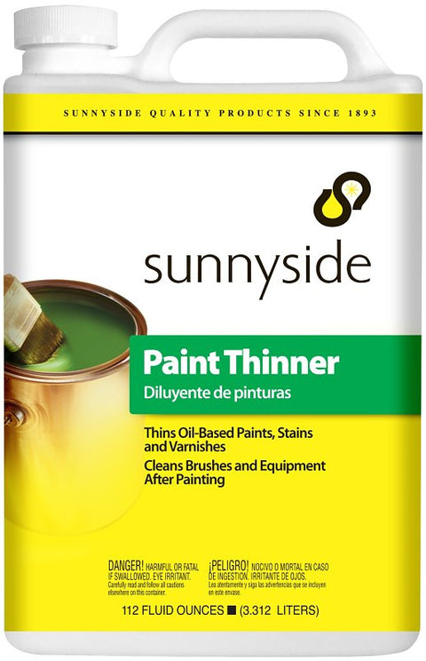 Sunnyside 30588 Paint Thinner, Liquid, Petroleum, Solvent, Clear, 112 oz, Can