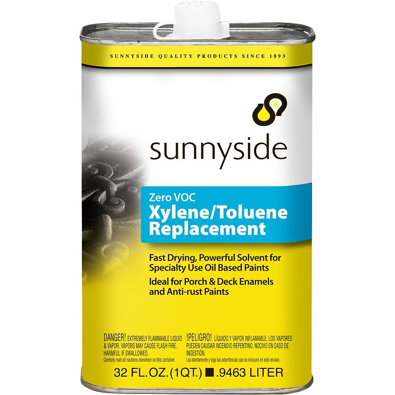 Sunnyside 47432 Xylene/Toluene Thinner, Liquid, Solvent, Clear, 1 qt ...