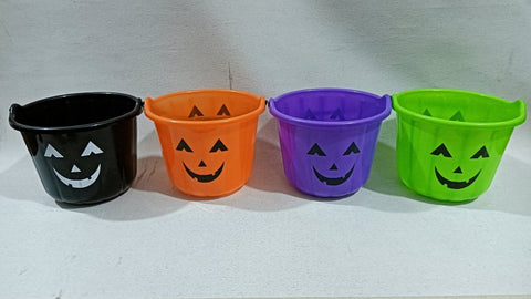 Santas Forest 66002 Candy Bucket Decor, 8.7 in H, Plastic, Assorted, Indoor, Outdoor, Pack of 36