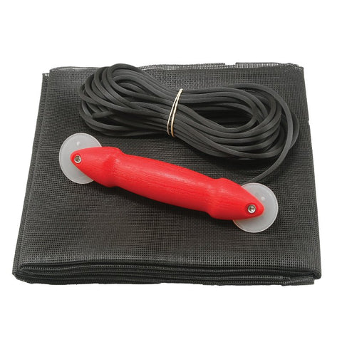Make-2-Fit P 7542 Screen Door Repair Kit, 4 ft W Dimensions, Fiberglass, Charcoal, 3-Piece