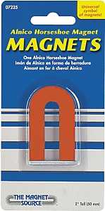 Magnet Source 07225 Horseshoe Magnet, Red