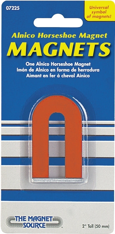Magnet Source 07225 Horseshoe Magnet, Red