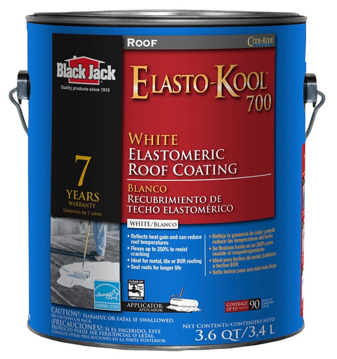 Gardner SK-7701 Elastomeric Roof Coating, White, 3.4 L Pail, Liquid, Pack of 4