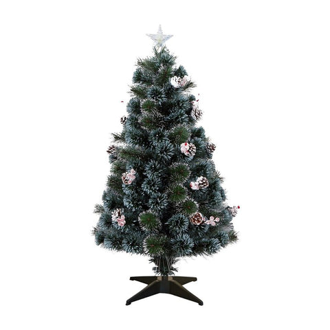 Santas Forest 54950 Frosted Mixed Needle FO Tree, 5 ft H