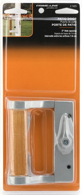 Prime-Line C 1023 Handleset, Aluminum/Wood, Zinc